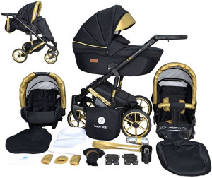 Wózek Dziecięcy Uczio Gold 4w1 z Bazą Isofix 3w1 + Baza Isofix BabeBoss