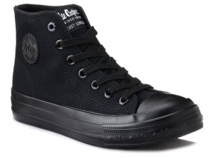 Trampki męskie wysokie czarne Lee Cooper 0904M