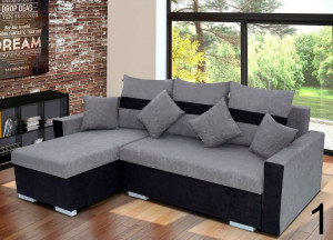Narożnik z funkcją Spania łóżko Rogówka sofa