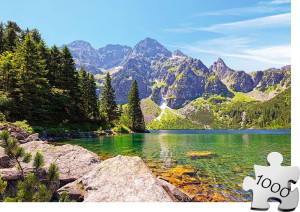 Puzzle CASTORLAND 1000 el - Morskie oko, Tatry,  Polska