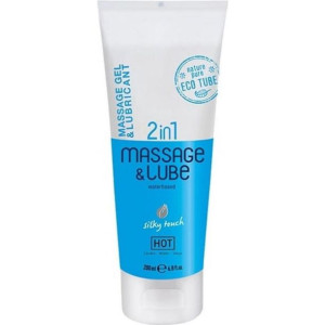 HOT Massage & Glide Gel 2 in 1 - 200 ml Silky touch lubrykant nawilżający