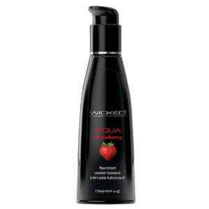 WICKED AQUA STRAWBERRY FLAVORED 120ML lubrykant