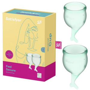 Feel Secure Menstrual Cup (light green) kubeczki menstruacyjne