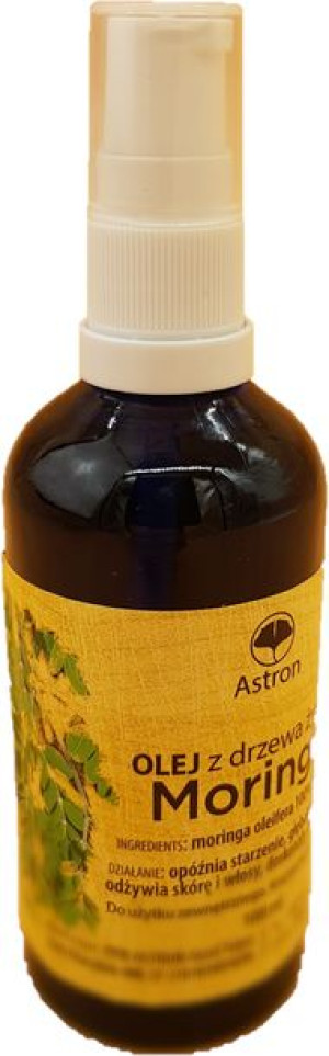 MORINGA OLEJ z DRZEWA ŻYCIA ASTRON 100 ml olejek regeneracyjny włosy skóra