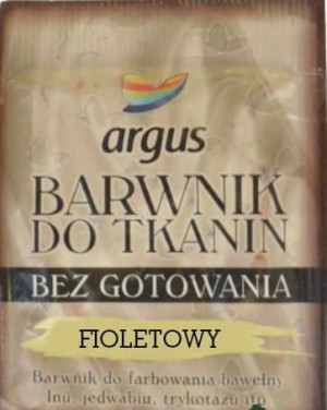 Barwnik Bez Gotowania Do Tkanin Argus (Fioletowy)
