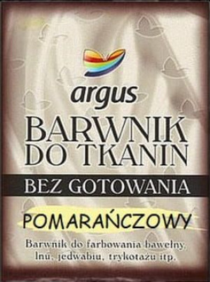 Barwnik Bez Gotowania Do Tkanin Argus (Pomarańczowy)