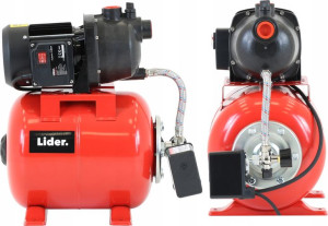 Lider Zestaw Hydrofor 19l Pompa 800w 3800l/h 50m