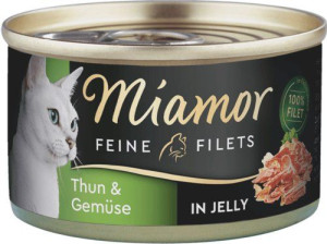 Miamor | Feine Filets in Jelly | Puszka 100g - Tuńczyk z warzywami 100g