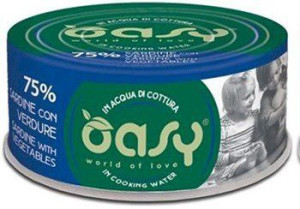 Oasy | More Love | Adult - Puszka 70g - Sardynki z warzywami 70g