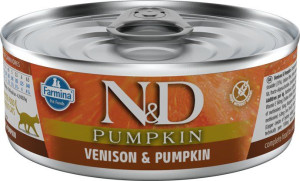 Farmina | N&D Pumpkin | Puszka 80g - Adult | Jeleń i dynia 80g