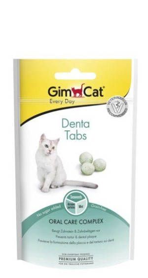 GimCat | Denta Tabs | Saszetka 40g - Denta Tabs 40g
