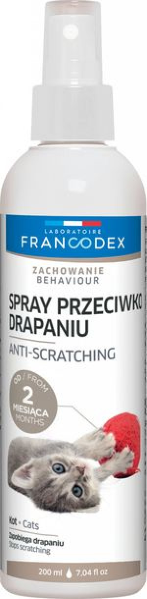 Francodex | Spray przeciwko drapaniu | Dla kotów i kociąt - 200ml - Spray 2