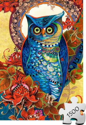 Puzzle CASTORLAND 1500 el - Copy of "Hoot" David Galchutt