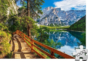 Puzzle CASTORLAND 1000 el -  Braies Lake - Włochy