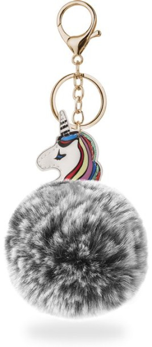 Breloczek BRELOK Do Kluczy Torebki POMPON Unicorn