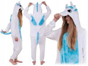 Piżama Kigurumi Jednoczęściowe Przebranie Panda S