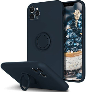 Etui IPHONE 12 / 12 PRO Silikonowe Ring Pierścień Magnetyczny Silicone Ring