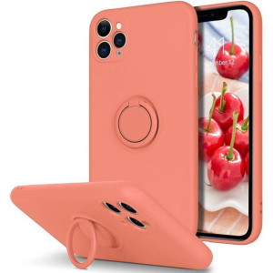 Etui IPHONE 12 PRO MAX Silikonowe Ring Pierścień Magnetyczny Silicone Ring