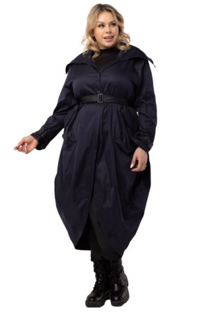 Płaszcz MARTA oversize granat 44