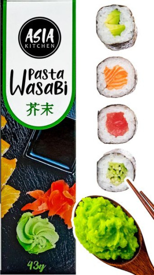 Pasta ASIA WASABI 43g CHRZAN japoński TUBKA