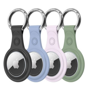 Etui do APPLE AIRTAG Dux Ducis AirTag Secure Holder (4 sztuki) czarne, nieb