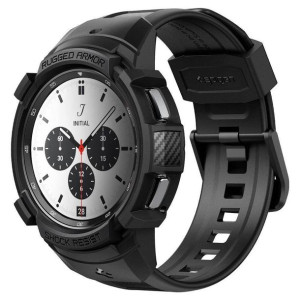 Spigen Rugged Armor ”pro” Galaxy Watch 4 Classic 42 Mm Matte Black