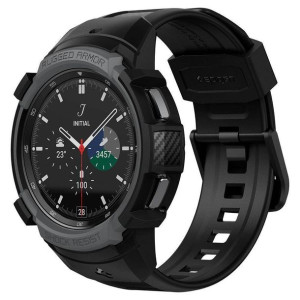 Spigen Rugged Armor ”pro” Galaxy Watch 4 Classic 46 Mm Charcoal Grey
