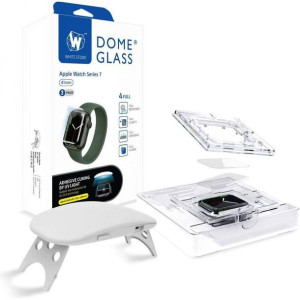 Szkło Hartowane APPLE WATCH 7 (41MM) Whitestone Dome Glass 2-pack & Bezel C