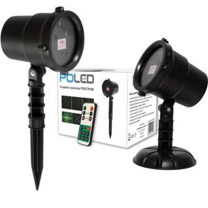 Projektor Laserowy 3 kolory RGB z pilotem - PD027RGB
