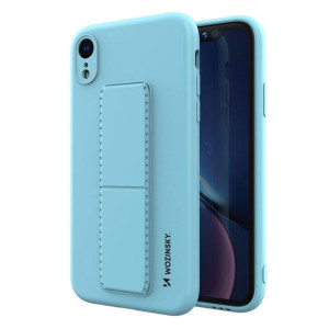 Wozinsky Kickstand Case elastyczne silikonowe etui z podstawką iPhone XR ja