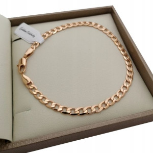 Damska Bransoletka Pancerka 21 Cm 18k Prezent