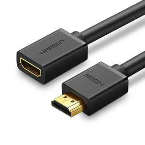 Ugreen kabel przewód przedłużacz HDMI (żeński) - HDMI (męski) 19 pin 1.4v 4