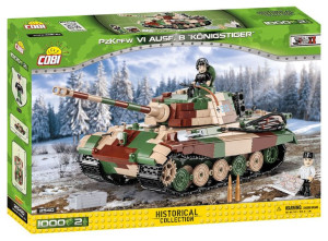 Klocki Cobi Hc Wwii 2540 Czołg Pzkpfw Vi Ausf.b Konigstiger 1000kl.
