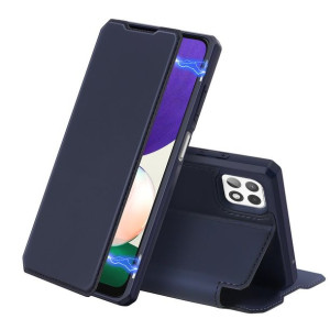 DUX DUCIS Skin X kabura etui pokrowiec z klapką Samsung Galaxy A22 5G niebi