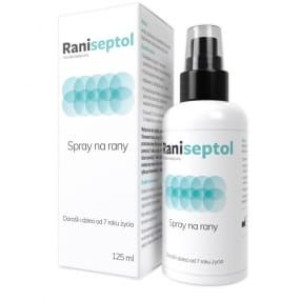 Raniseptol spray na rany wyrób medyczny 125 ml