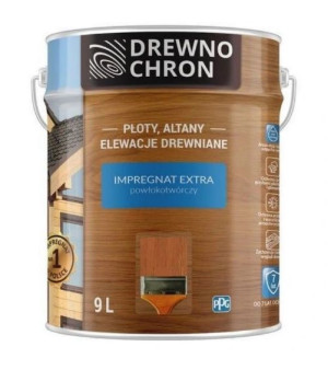 Drewnochron Impregnat Extra 9l Orzech Ciemny