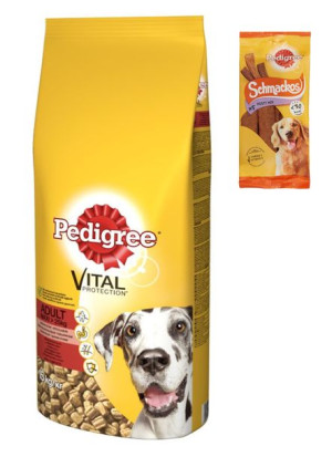 PEDIGREE Adult 15kg (duże rasy) - sucha karma dla psów z wołowiną + PEDIGRE