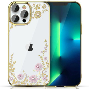 Kingxbar Moon Series luksusowe etui z Kryształami Swarovskiego na iPhone 13