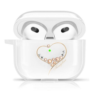 Kingxbar Wish Pods Case etui do AirPods 3 z kryształami Swarovskiego obudow