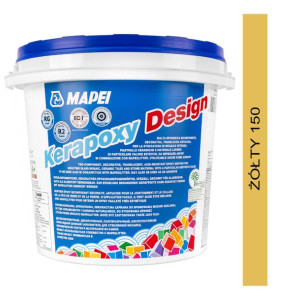 Fuga MAPEI KERAPOXY DESIGN 3kg (150) żółty