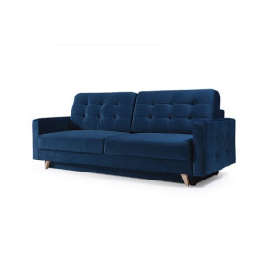 Sofa LOFT Kanapa Wersalka Granatowa niebieski elegancka glam