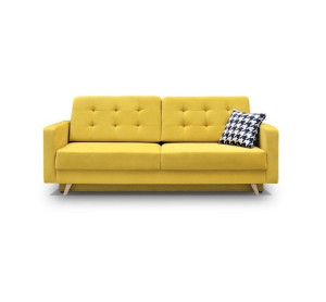 Sofa LOFT Kanapa Wersalka słoneczny żółta elegancka glam
