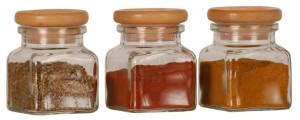 Zestaw 3 pojemników na przyprawy  120ml