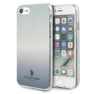 US Polo USHCI8TRDGLB iPhone 7/8/SE 2020 niebieski/blue Gradient Pattern Col