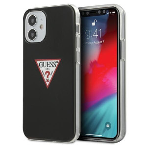 Guess GUHCP12SPCUCTLBK iPhone 12 mini 5,4" czarny/black hardcase Triangle C