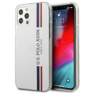 US Polo USHCP12MPCUSSWH iPhone 12/12 Pro 6,1" biały/white Tricolor Collecti