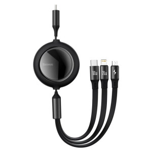 Baseus Bright Mirror 3w1 zwijany kabel przewód USB - micro USB / USB Typ C