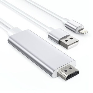 Choetech kabel wideo USB przejściówka z Lightning do HDMI do telewizora mon