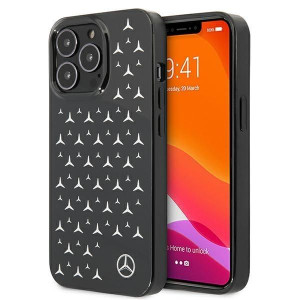Mercedes MEHCP13LESPBK iPhone 13 Pro / 13 6,1" czarny/black hardcase Silver