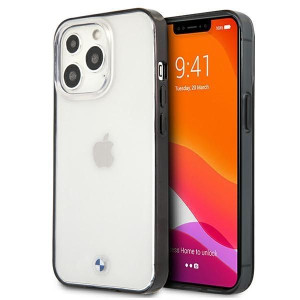 Etui BMW BMHCP13XPCUMRBK iPhone 13 Pro Max 6,7" transparent hardcase Signat